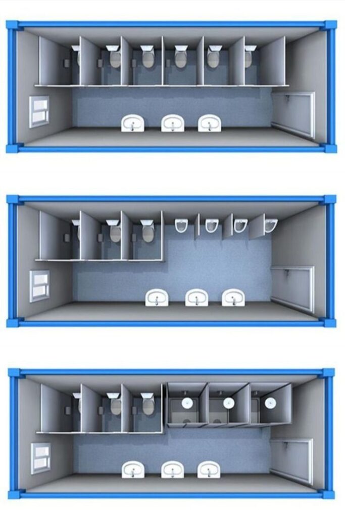 Toilet Container Layout Modifikasi Container Toilet Portabel, Praktis Dan Efisiens